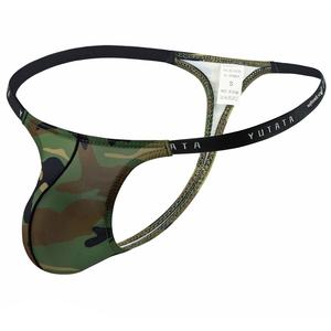 String en tricot camouflage taille basse pour <span class=keywords><strong>homme</strong></span>, string <span class=keywords><strong>sexy</strong></span> pour <span class=keywords><strong>homme</strong></span> - Product Image 1