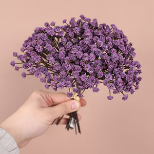 Bouquet de fleurs artificielles Ruilisi en silicone souple, finition mate, décoration de mariage - Product Image 2