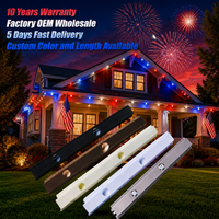 Projecteurs de piste extérieurs permanents en aluminium 200ft 400ft 500ft 12V 24V 36V 30mm UCS2904 pour décorations de Noël et de fêtes, Lumières ponctuelles