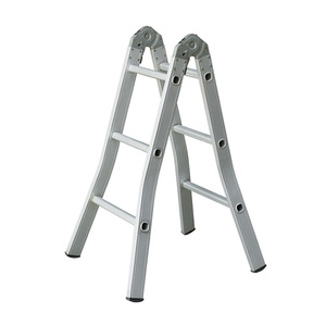 Échelle multi-positions en aluminium à charnières multiples, 7 marches, convertible, extensible, type A, pour la construction, l'entretien d'entrepôts et la vente en gros - Product Image 5