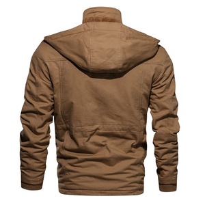 Vente en gros Veste de pilote de haute qualité pour hommes, vêtements d'extérieur chauds et épais pour hommes, veste pour hommes de grande taille - Product Image 4