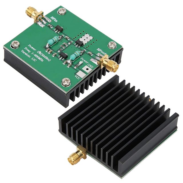 12V DC RF Power Wideband Amplifier Amplification Module 1-930MHz Working Frequency