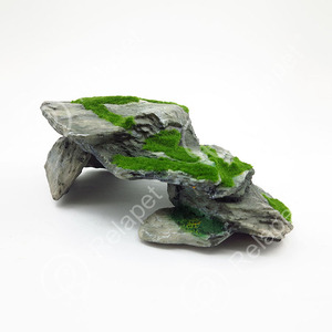 Rifugio in resina a forma di roccia <span class=keywords><strong>per</strong></span> rettili, decorazione <span class=keywords><strong>per</strong></span> <span class=keywords><strong>acquario</strong></span>, piattaforma <span class=keywords><strong>per</strong></span> il basking di pesci, lucertole, tartarughe, rifugio <span class=keywords><strong>per</strong></span> ragni e gechi - Product Image 5
