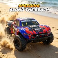 Kit de Coche RC a Escala 1/12 para Ensamblar, Camioneta Todoterreno de Alta Velocidad 2.4G con Control Remoto y Localizador, Coche de Carreras RC