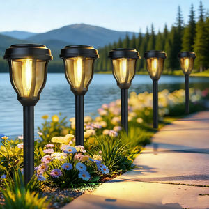 Professional <b>Solar</b> <b>Lights</b> IP67 Waterproof Auto On/Off <b>Garden</b> Road Theme Park Landscape Lighting Pathway Courtyard Driveway - Product Image 2