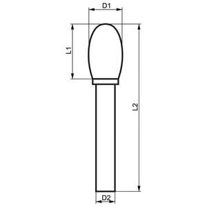 FERVI - E08DC6 Fraises rotatives diamantées ExDC - EAN 8012667357290 OUTILS ÉLECTRIQUES ACCESSOIRES ACCESSOIRES POUR ROUTEURS - Product Image 2