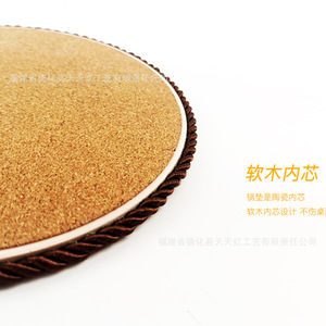 Posavasos de Cerámica Tian Tian Hong de 16 cm, Redondo, con Patrón Rural, Impresión por Transferencia Térmica, para Uso Doméstico, Promocional - Product Image 4