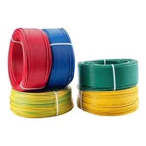 Single Strand Core Pvc Copper Cable 1.5mm 2.5mm 4mm 6mm 100m Electrical Cable Wire for House