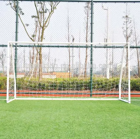 Wholesale pe material football goal net price in plastic sport ball net