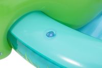 Bestway 53166 Crocodile Cove Pusat Permainan Air Tiup & Kolam Renang Anak dengan PVC Ramah Lingkungan Kapasitas 210L 2.24m X 1.81m X 72cm