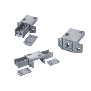 Accessoires de mobilier de bureau en alliage d'aluminium, supports d'étagères de forme spéciale - Gris foncé, moderne, simple, installation facile - Product Image 2