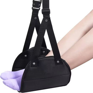 Hamaca de Viaje Suspendida y Ajustable, Hamaca de Oficina con Reposapiés para Avión, para Tren de Alta Velocidad, Muebles de Exterior - Product Image 1