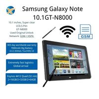 Tablet PC Android 3G con Llamadas, Desbloqueada al por Mayor para Galaxy Note 10.1, con S-Pen Original, Pantalla LCD de 10.1 Pulgadas, Usada-GT-N8000