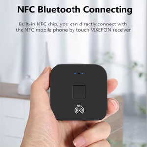 Récepteur audio RCA BT 5.0 APTX <span class=keywords><strong>LL</strong></span> 3,5 mm 3,5 AUX Jack Adaptateur sans fil de musique avec micro NFC pour voiture TV Haut-parleurs Auto ON/OFF - Product Image 4