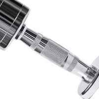 Ensemble d'haltères en acier inoxydable chromé de haute qualité