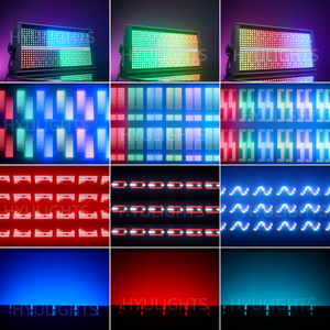 Luz Estroboscópica Variable de 200W LED RGBW 4en1 con 48 Particiones, Cuerpo de Aluminio, Luces DMX512 para Escenario, Fiesta, DJ, Discoteca, Equipo de Iluminación - Product Image 4