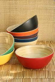 MEILLEUR PRIX Bol en bambou Blue Lotus 2025, bol en fibre naturelle solide pour les repas quotidiens en famille - Product Image 6