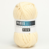 Fil de coton tubulaire super épais en coton filé à cœur, fil épais en coton à cœur, tricot à la main, bricolage, fil de tissu super grossier