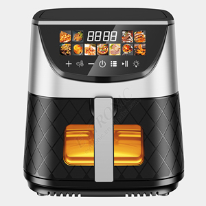 Nueva Freidora de Aire Digital de 8L, Ahorra Espacio, Sin Aceite, con Revestimiento Antiadherente, Comidas Rápidas en Minutos, Horno Freidora de Aire de 8L - Product Image 5