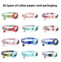 Penutup Pelindung AirTag Ramah Lingkungan dari Polyester Berkualitas Tinggi, Anti-Hilang, untuk Kalung Anjing dan Kucing Ras Kecil