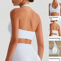 XW-YW566 + KW437 Ensemble Sport Femme survêtement de course ensemble d'entraînement Legging évasé Logo personnalisé soutiens-gorge de sport deux pièces ensemble de gymnastique pour femmes