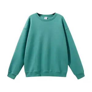 .Wholesale 100%Cotton Blank Crewneck Sweatshirt Customized Eco Friendly Pullover Men's Sweatshirts