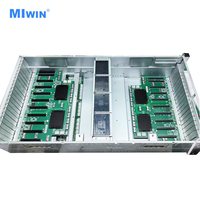 Boîtier d'extension GPU 4U personnalisé pour 16 cartes JBOG 20 PCIE 4.0 X16, châssis d'extension pour 16 cartes GPU, boîtier GPU serveur 4U pour Deep Seek