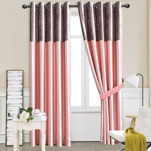 <span class=keywords><strong>Cortinas</strong></span> de Lujo de Terciopelo Arrugado con Ojales, <span class=keywords><strong>Cortinas</strong></span> de Satén Suaves con Anillas, <span class=keywords><strong>Cortinas</strong></span> Opacas para Sala de Estar y Dormitorio - Product Image 1