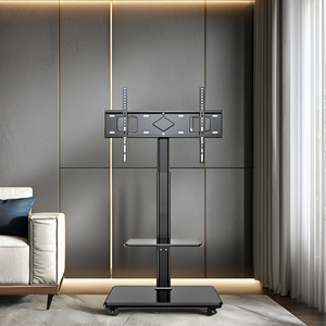 Soportes de <span class=keywords><strong>TV</strong></span> Populares en Europa y Estados Unidos, Altura Ajustable de 1080-1280 mm, <span class=keywords><strong>Soporte</strong></span> de <span class=keywords><strong>TV</strong></span> Móvil con Ruedas para Uso General - Product Image 6