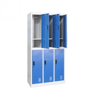 <span class=keywords><strong>Armadio</strong></span> Metallico per Vestiti, Guardaroba in Acciaio a 6 Ante - Product Image 3