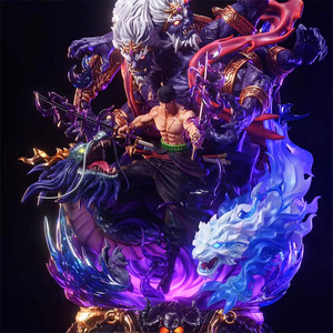 Estatua Coleccionable Premium Asura Form Twin Dragon GK, Luffy Estilo Tres Espadas, PVC Japonés para Coleccionistas Senior, Exhibición Exclusiva - Product Image 4