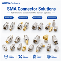 Adaptateur coaxial RF femelle-femelle version subminiature pour extension de câble RF