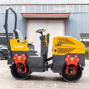 1500 кг небольшая прогулка за барабаном вибрационная сталь гидравлическая езда на дорожном катке - Product Image 5