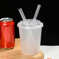 Dubbelwandige deelbeker 700ml, Party Friend deelbeker, perfect voor bubble tea, melkthee, fruitthee, aanpasbare bedrukking