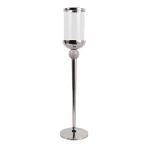 Portacandele in Vetro per Candele a Colonna, Design Contemporaneo, Centrotavola Decorativo per Uso su Tavolo - Product Image 1