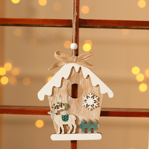 Decoraciones navideñas, adornos navideños de madera, regalos para niños, etiquetas para árboles de Navidad, decoraciones para escenas. - Product Image 4