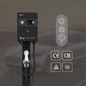 Amppal Nuevo Cargador Eléctrico de Piso para Vehículos Eléctricos de 7Kw/11Kw/22Kw Tipo 1 Tipo 2 GB/T IP54 para Hogar y Comercio - Product Image 3