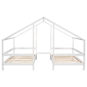 <span class=keywords><strong>Cama</strong></span> Infantil <span class=keywords><strong>Doble</strong></span> en Forma de Casa, Muebles para Dormitorio Infantil, Estructura de <span class=keywords><strong>Cama</strong></span> Infantil <span class=keywords><strong>Doble</strong></span> de Madera, <span class=keywords><strong>Cama</strong></span> Infantil <span class=keywords><strong>Montessori</strong></span> - Product Image 4
