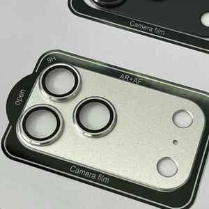 Protezioni per obiettivo per <span class=keywords><strong>fotocamera</strong></span> armatura in metallo 3D per <span class=keywords><strong>iPhone</strong></span> 17 air 16 15 14 <span class=keywords><strong>13</strong></span> 12 11 Pro Max HD custodia trasparente in vetro temperato - Product Image 3