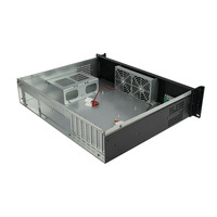 Casing Server ATX Kecil 2U 350mm JBOD Rak Industri yang Dapat Diperpanjang untuk Server Kontainer