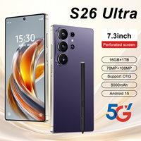 Nouveaux téléphones mobiles S26 Ultra 2025 – S26 Ultra 16 Go + 1 To, versions globales débloquées, grand écran, smartphone 5G, Chine