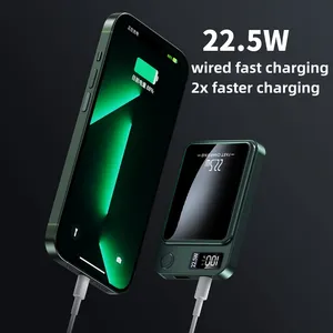 Mini Portable Charger Powerbank Magnetic Wireless Charging Pd20w External Battery Fast Charging Power Bank 10000mah