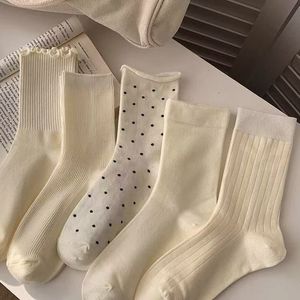 Women Ankle <b>Socks</b> Solid Color Cotton <b>Breathable</b> Sweat Absorbing Youth Style - Product Image 1