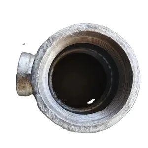 Galvanized Iron Internal Threaded Side Large Tee For Pipe Fittings DN15 Round Head Casting Technics OEM Customization Supported