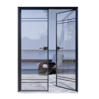 Puerta Corredera de Aluminio de Primera Calidad, Duradera, Ultra Delgada, con Acabado Esmerilado, Privacidad, Impermeable y Resistente a la Oxidación, para Vestidor