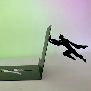 Popular Super Hero Book Holder Creative Cartoon Characters Hidden Magnetic Metal <strong>Bookends</strong> for Bookshelf - Product Image 6