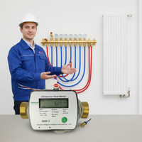 Compteur de chaleur ultrasonique DN40 avec M-bus/RS485/LORAWAN/4G/NB-IoT, compteur BTU adapté à la mesure de la chaleur