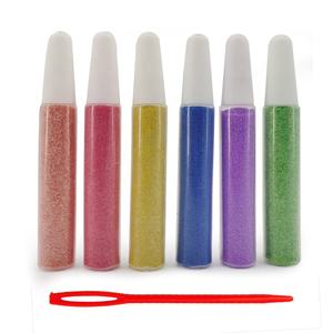 Kit Personalizzato OEM per <span class=keywords><strong>Pittura</strong></span> con Sabbia, 6 <span class=keywords><strong>Colori</strong></span> Non Tossici, Arte Educativa Fai-da-Te per Bambini e Artisti - Product Image 2