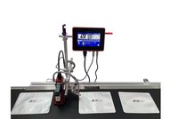 YAOMATEC Machine de codage en ligne automatique 25.4MM Logo Date Numéro QR Code Barcode Imprimante à jet d'encre continue pour plastique métal