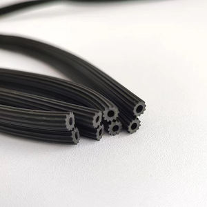 Food Grade Elastic Clear Silicone <b>Rubber</b> Tube Customized Plastic Extruded PVC Profiles - Product Image 2